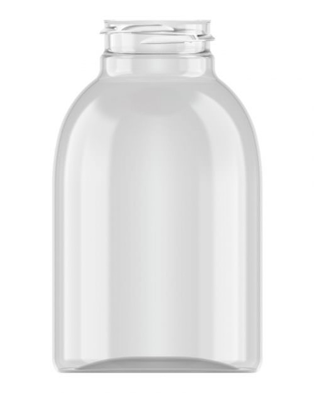 16oz Clear PET Wide Mouth Round Plastic Jar - 89-400 Neck : Bottlestore