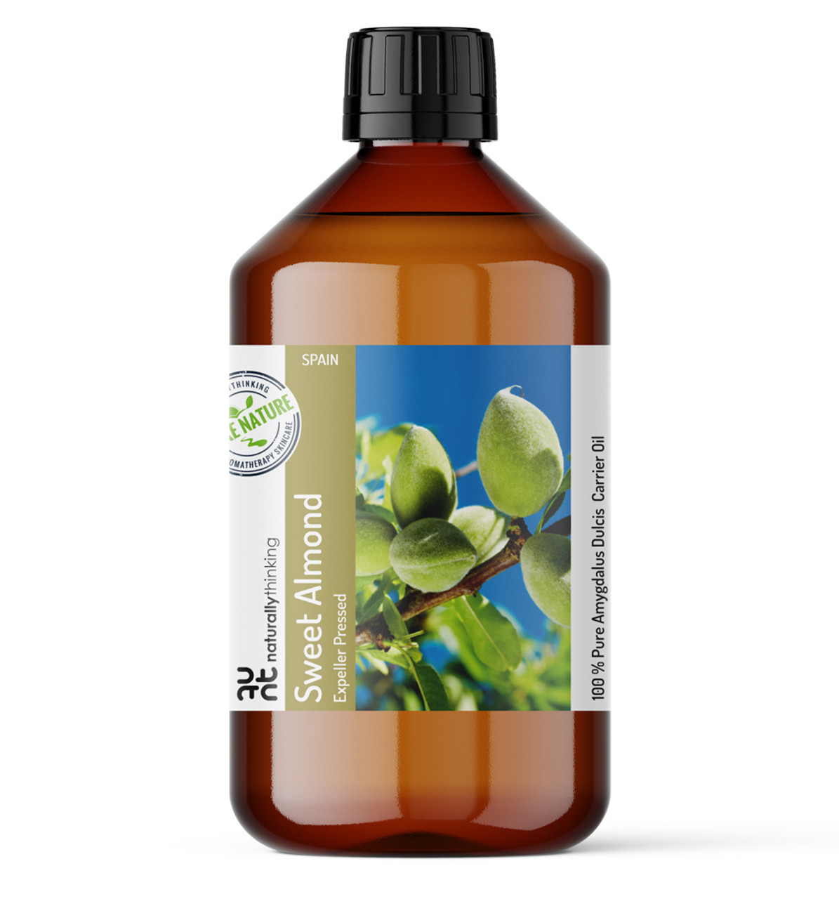 Sweet Almond Oil Gallon - 100% Pure Carrier for Massage, Diluting Essential  Oils, Aromatherapy, Hair & Skin Care Benefits, Moisturizer & Softener - by