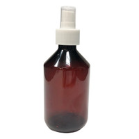 28mm Amber Veral Plastic botlte with 28mm lotion pump