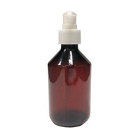 28mm Amber Veral Plastic bottle with 28mm atomiser