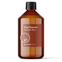 Clay facial cleanser for removing skin impurities in a gentle and natural way