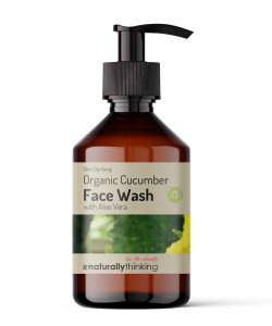 A refreshing Cucumber Face Wash produced with Organic Cucumbers A refreshing Cucumber Face Wash produced with Organic Cucumbers