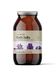Lavender Bath Salts made with british Lavender from the Surrey Hills