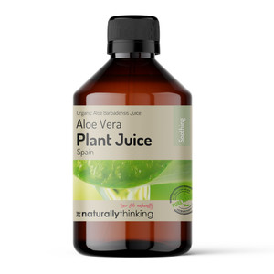 Aloe Vera Juice soothing, moisturising and healing, ideal for use on sunburn and mild burns