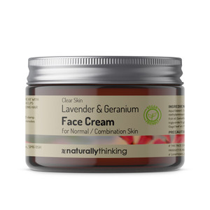 Lavender and Geranium Face Cream for combination skin and acne prone skin Lavender and Geranium Face Cream for combination skin and acne prone skin
