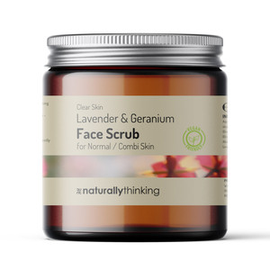 Lavender and Geranium Face Scrub to revive complexion Lavender and Geranium Face Scrub to revive complexion