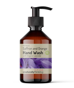 Saffron and Orange Hand Wash made with pure essential oils buy online