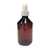 28mm Amber Veral Plastic bottle with 28mm atomiser