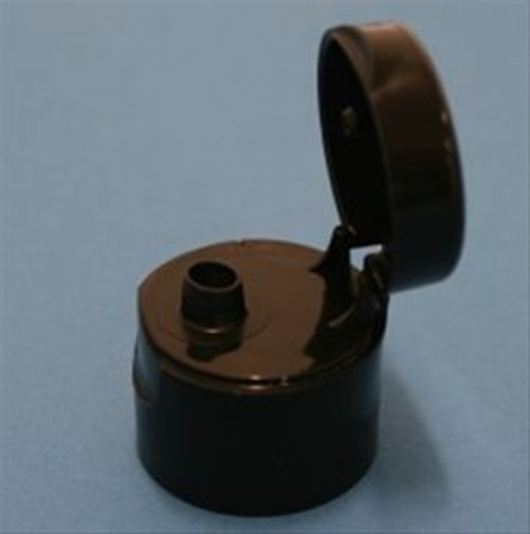 20mm black flip to cap