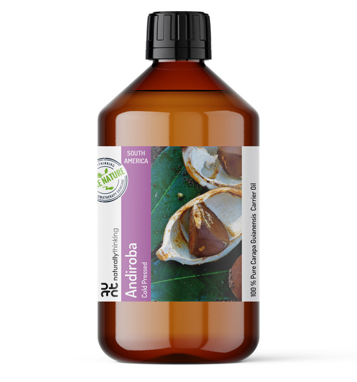 Andiroba oil from the seeds of the Andiroba tree, calm acne, smooth pimples, replenish dry skin and tackle wrinkles. Rich in Omegas it is wonderful on curly, damaged and Afro-Caribbean hair
