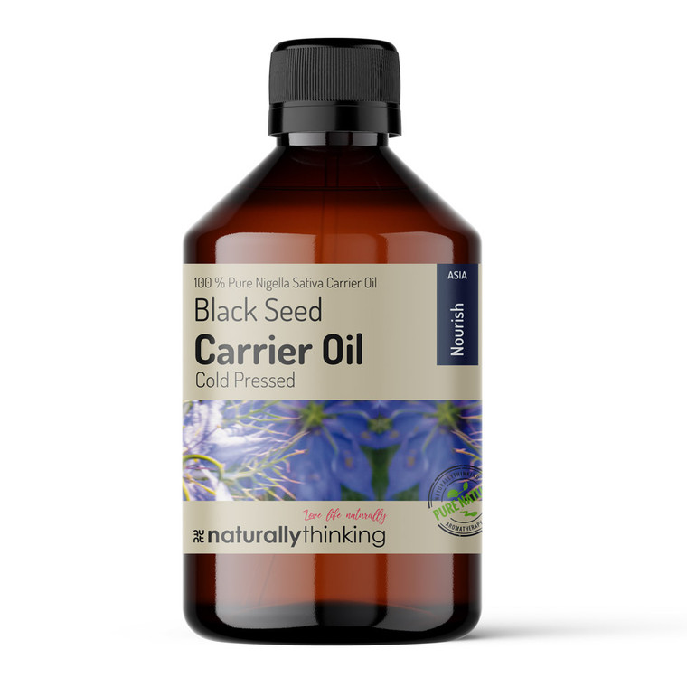 Black seed oil nourishes, softens and conditions the skin without greasiness, a natural hair tonic traditionally used to promote hair growth