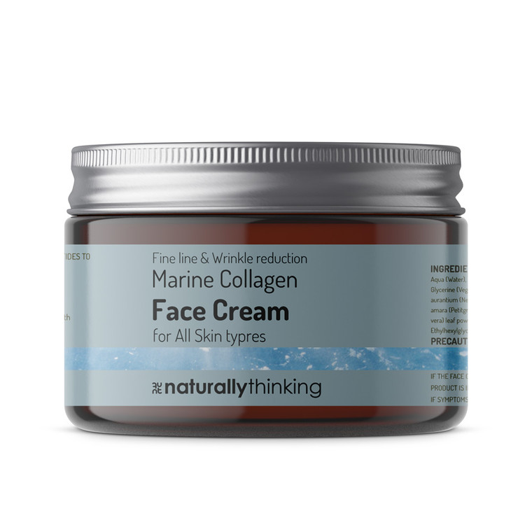 Marine Collagen Facial Cream, Fine wrinkle and line reduction cream