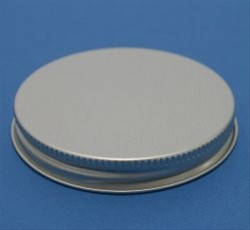 51mm aluminium cap suitable for plastic, aluminium and glass jars.