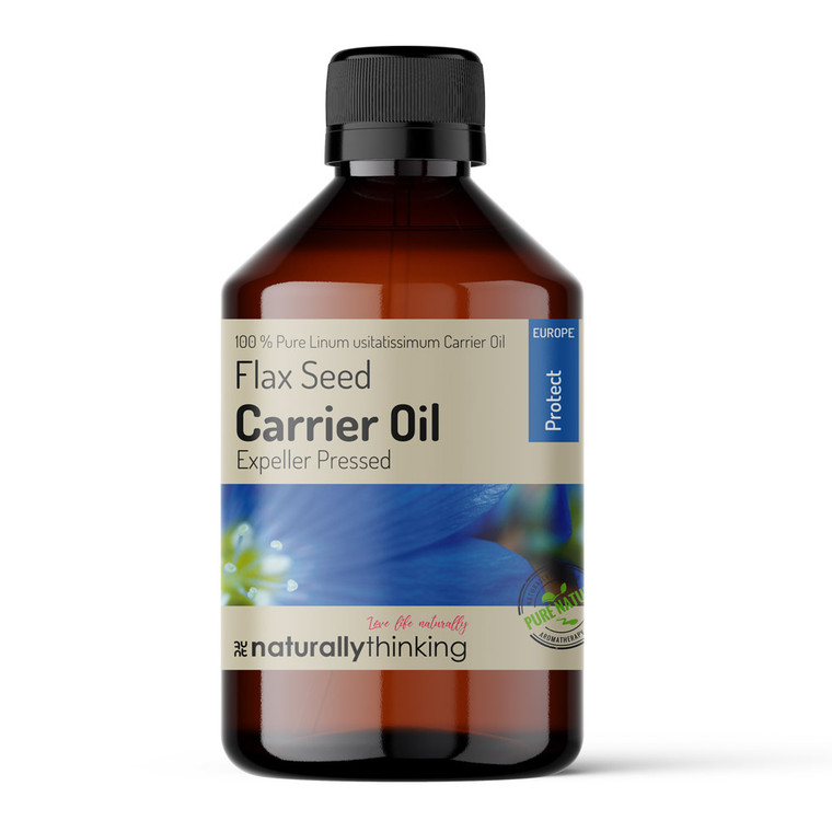 Flax Seed Carrier Oil (Linseed Oil), smooth the appearance of wrinkles