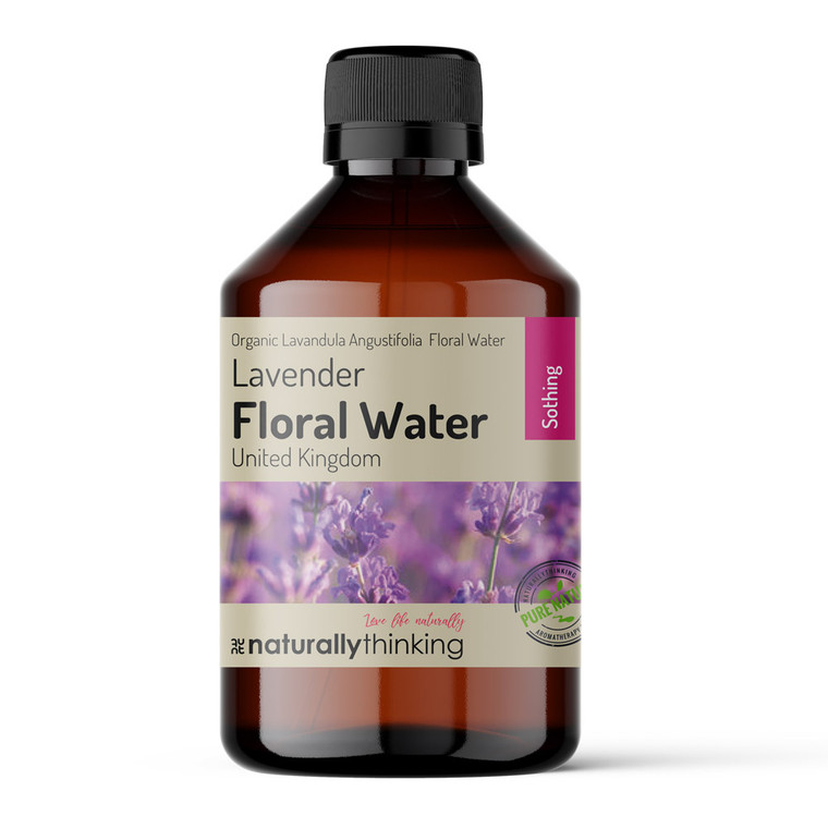 Lavender Floral Water and Lavender hydrolat grown and distilled in the UK