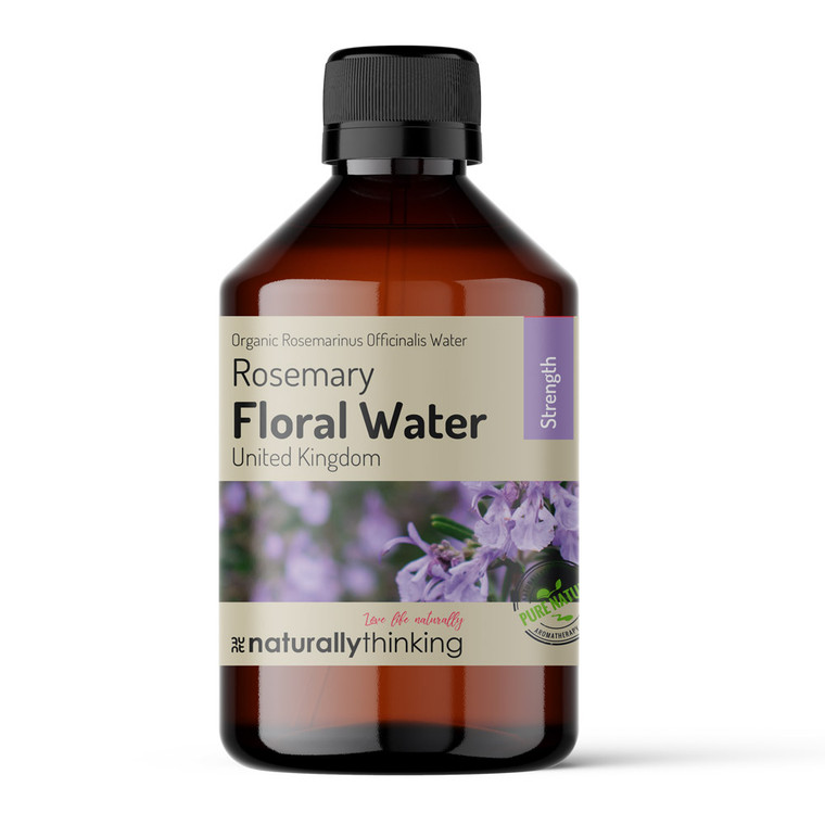 Rosemary floral water is astringent and helps to clear blocked pores