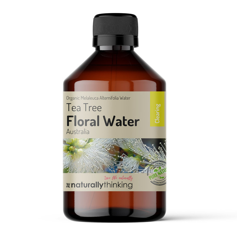 Anti-fungal and a popular choice with teenage boys for acne; tea tree water is refreshing and cleansing to the skin.