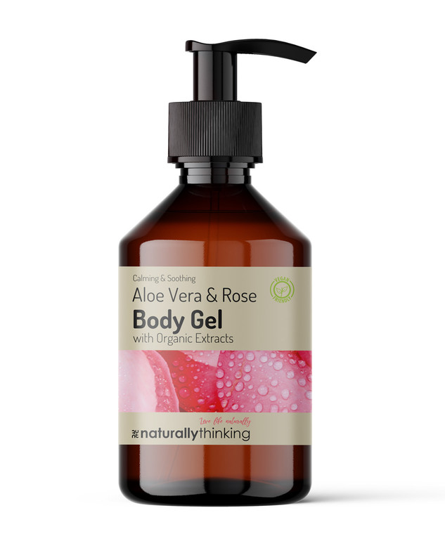 Aloe and Rose Gel for reddened skin and skin suffering from rosacea