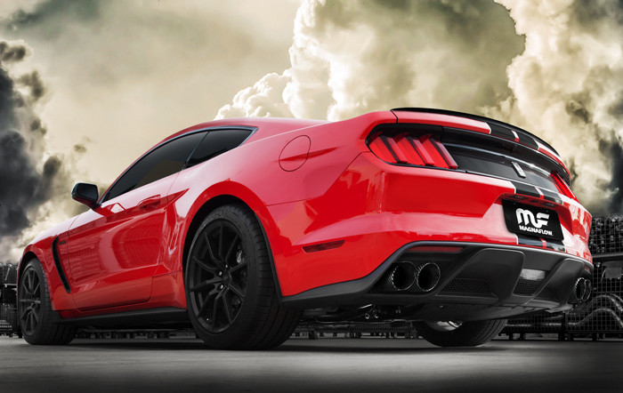 MagnaFlow Cat-Back 2016 Ford Mustang Shelby GT350/GT350R 5.2L V8 Carbon Fiber Tips