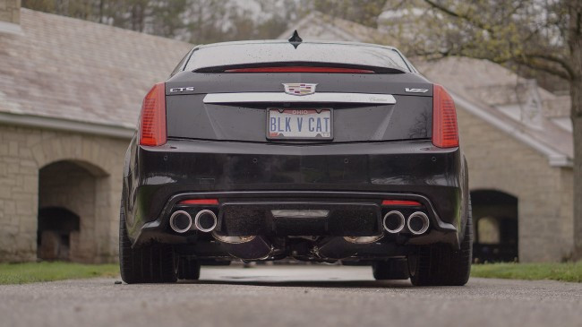 Cadillac Cts V 6 2l Sedan Stainless Cat Back Performance Exhaust System Stainless Works