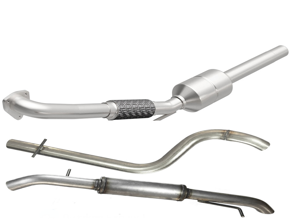 Hottexhaust 10251 VW TDI_TurboBack 3" System Catted Downpipe