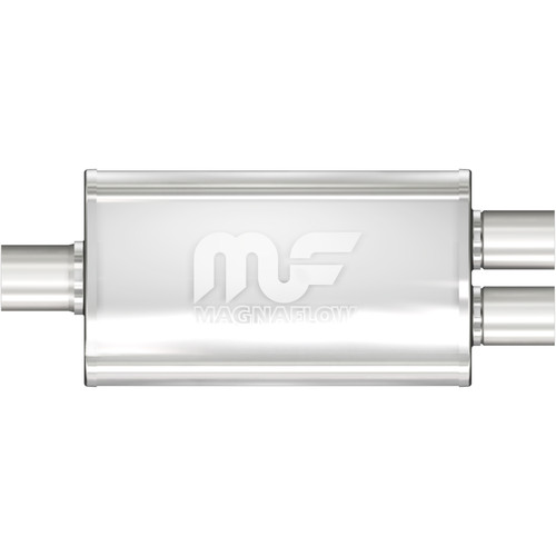 MagnaFlow 3.5 in. x 7 in. x 14 in. Oval Straight-Through Performance Exhaust Muffler 11148