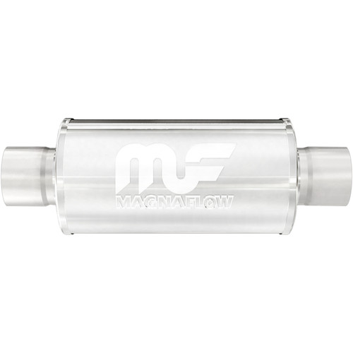 MagnaFlow 6 in. x 6 in. Round Straight-Through Performance Exhaust Muffler 14158