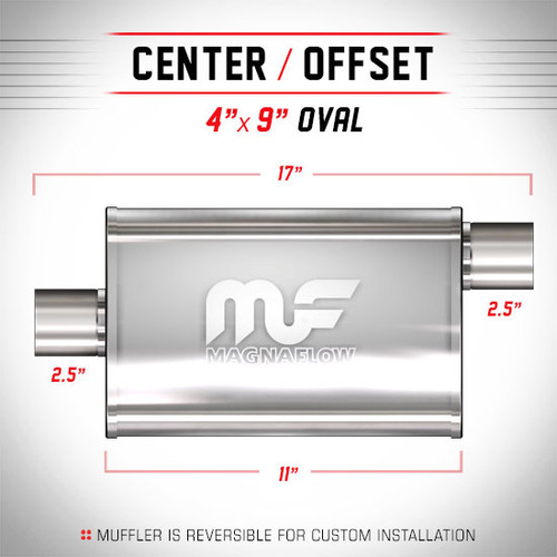 Magnaflow 14363_Polished Stainless Muffler Magnaflow 14363_Polished Stainless Muffler