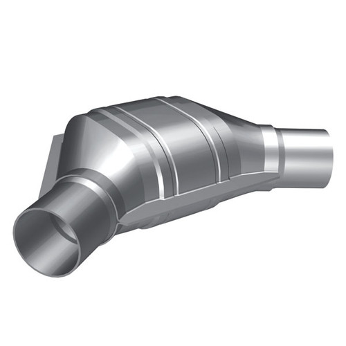 Magnaflow 444084 | 2in. | Angled Inlet/Outlet | Universal California Legal Catalytic Converter | D-193-96-cad drawing