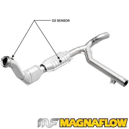 Magnaflow 447114 | FORD EXPEDITION | 4.6L | Passenger Side | 4WD | Catalytic Converter-Direct Fit | California Legal | EO# D-193-103