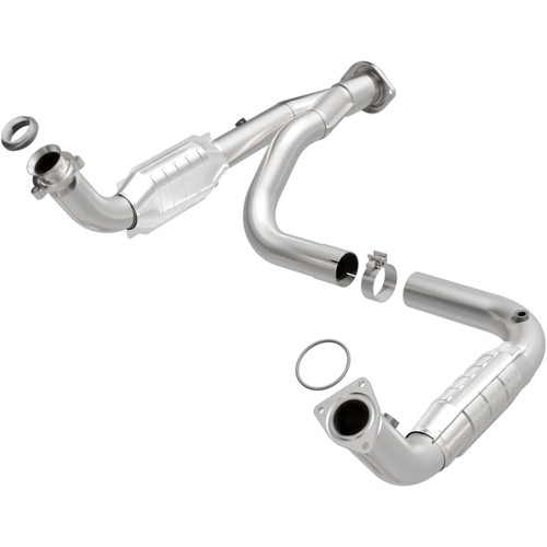 MagnaFlow 2007 Hummer H2 6.0L / 2008-2009 Hummer H2 6.2L OEM Grade Federal / EPA Compliant Direct-Fit Catalytic Converter 49679
