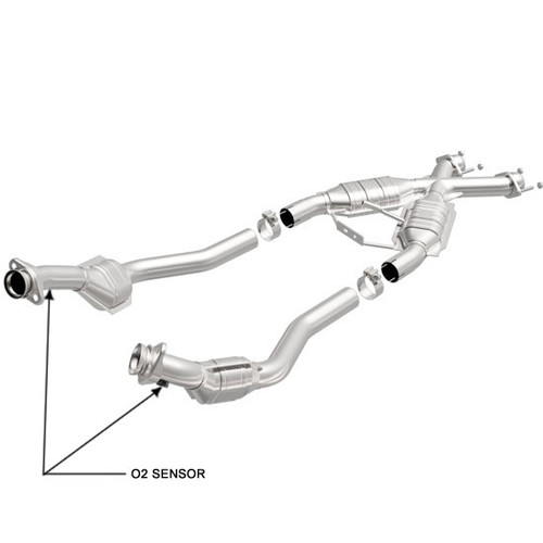 Magnaflow 444062 | FORD MUSTANG | 5L | OBD II Only | Catalytic Converter-Direct Fit | California Legal | EO# D-193-96 | verify EFN matches