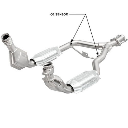 Magnaflow 444064 Ford Direct Fit California OBDII Catalytic Converter