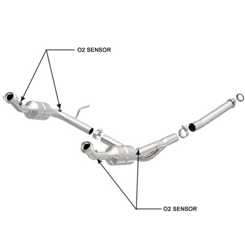 Magnaflow 455013 | FORD EXPLORER, MERCURY MOUNTAINEER | 4L | Catalytic Converter-Direct Fit | California Legal | EO# D-193-115