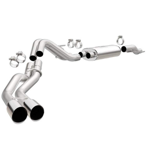 Magnaflow 19080 | Ford F150 | 5.0L | Crew Cab-Ext Cab-Reg Cab | Dual Exit (behind pass. tire) | Stainless Performance Exhaust System