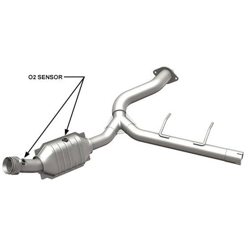 Magnaflow 545500_ Ford/Lincoln California Legal OBDII Direct Fit Catalytic Converter