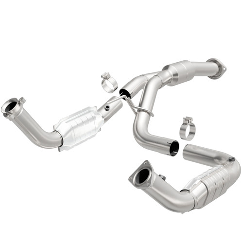  2011-2019 CHEVROLET SILVERADO 2500 HD/SILVERADO 3500 HD, GMC SIERRA 2500 HD/SIERRA 3500 HD | 6L | 3 converter assembly only | Catalytic Converter-Direct Fit | OEM Grade EPA-Magnaflow 51812 |
