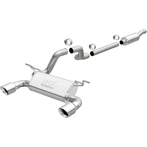 MagnaFlow 2018-2026 Jeep Wrangler 3.6L Street Series Cat-Back Performance Exhaust System 19416