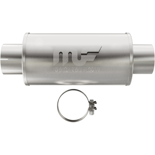 MagnaFlow 7 in. x 14 in. Round Straight-Through Performance Exhaust Muffler 12775