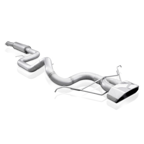 StainlessWorks | Ford Focus ST | Stainless Cat Back Performance Exhaust System-single oval tip