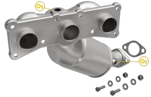 Magnaflow 5531763 | BMW 328I/328XI/328I XDRIVE/128I/330I/325I/325XI/330XI | 3L | Passenger Side-BANK 2 | Exhaust Manifold | Direct-Fit California Catalytic Converter | EO# D-193-137