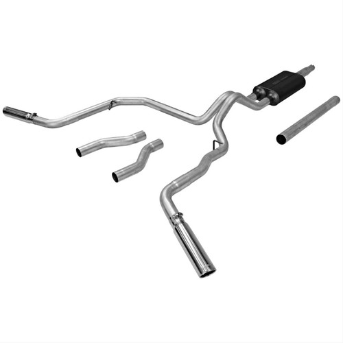 Flowmaster 817471 | Ford F-150 | 5.0L, 4,2L , 5.8L | Stainless Dual Cat-Back Exhaust System
