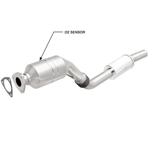 Magnaflow 5461903 | Audi A4 Quattro | 3.2L | Manual Transmission | Driver Side | Direct-Fit California Legal Catalytic Converter OBDII | EO# D-193-140