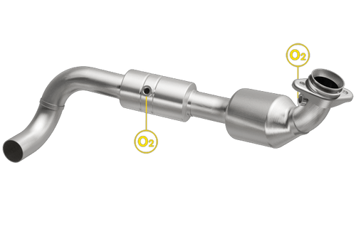 Magnaflow 5481238 | Ford F-150 | 5.4 L | Driver Side-Bank 2 | 4WD | Direct-Fit California Legal Catalytic Converter | EO D-193-146-146-cad