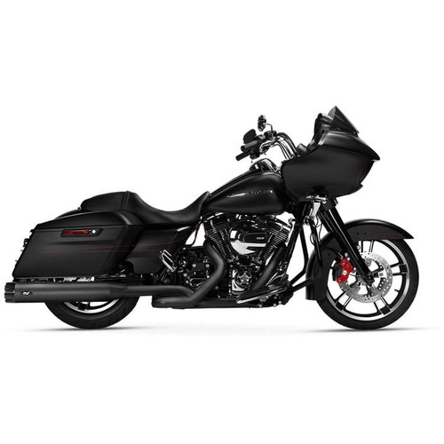 MagnaFlow Harley-Davidson¬Æ Touring Top Gun Series BLACK Slip-On Exhaust Muffler Set Without Converter-side