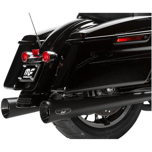 Arlen Ness By MagnaFlow Harley-Davidson¬Æ Touring MegaCone Series BLACK Slip-On Exhaust Muffler Set Without Converter-rear