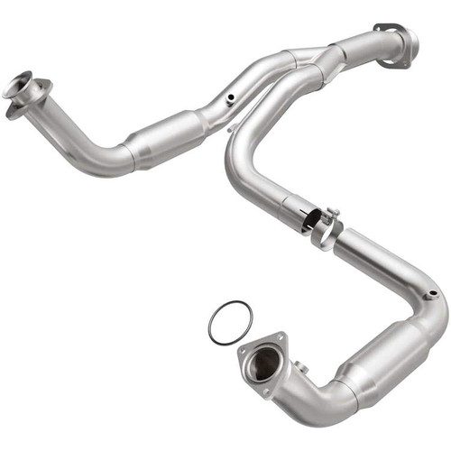 Magnaflow 4551644 | Chevrolet Silverado 2500HD | 3500HD GMC Sierra 2500HD | 3500 HD | Direct-Fit California Legal Catalytic Converter | Complete Y Pipe Assembly |  CARB EO D-193-145