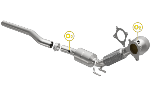 2008 Audi A3 | 2009 VW EOS | 2008 VW GTI  | 2008 VW JETTA | 2.0L-BPY Engine Code | Direct-Fit California Legal Catalytic Converter | EO D-193-133-1