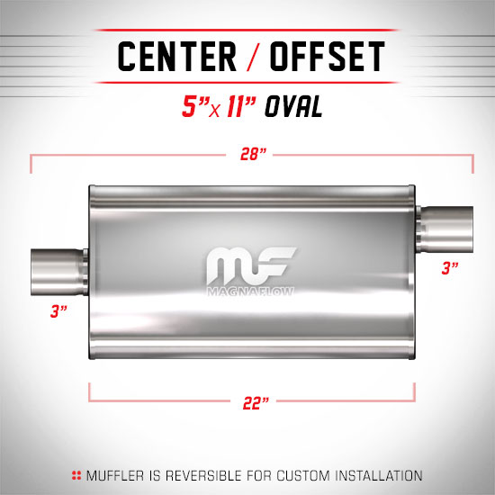 john varvatos マフラー Magnaflow 12589 | Satin Stainless Muffler | 5