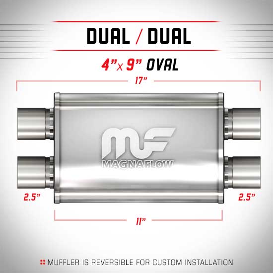 Magnaflow 14379 | Polished Stainless Muffler | 4